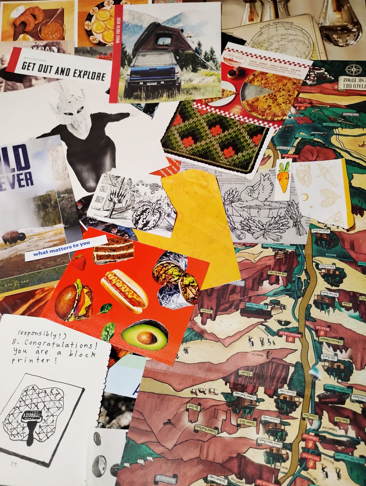 Analog Collage Art Kits – Modern to 1970s Images
