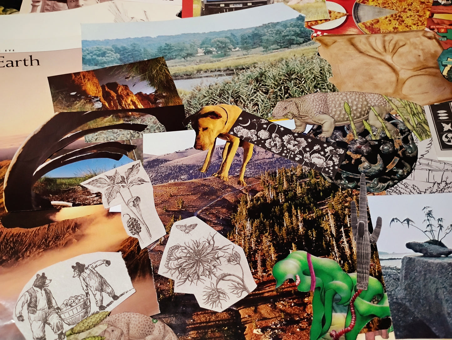 Analog Collage Art Kits – Modern to 1970s Images