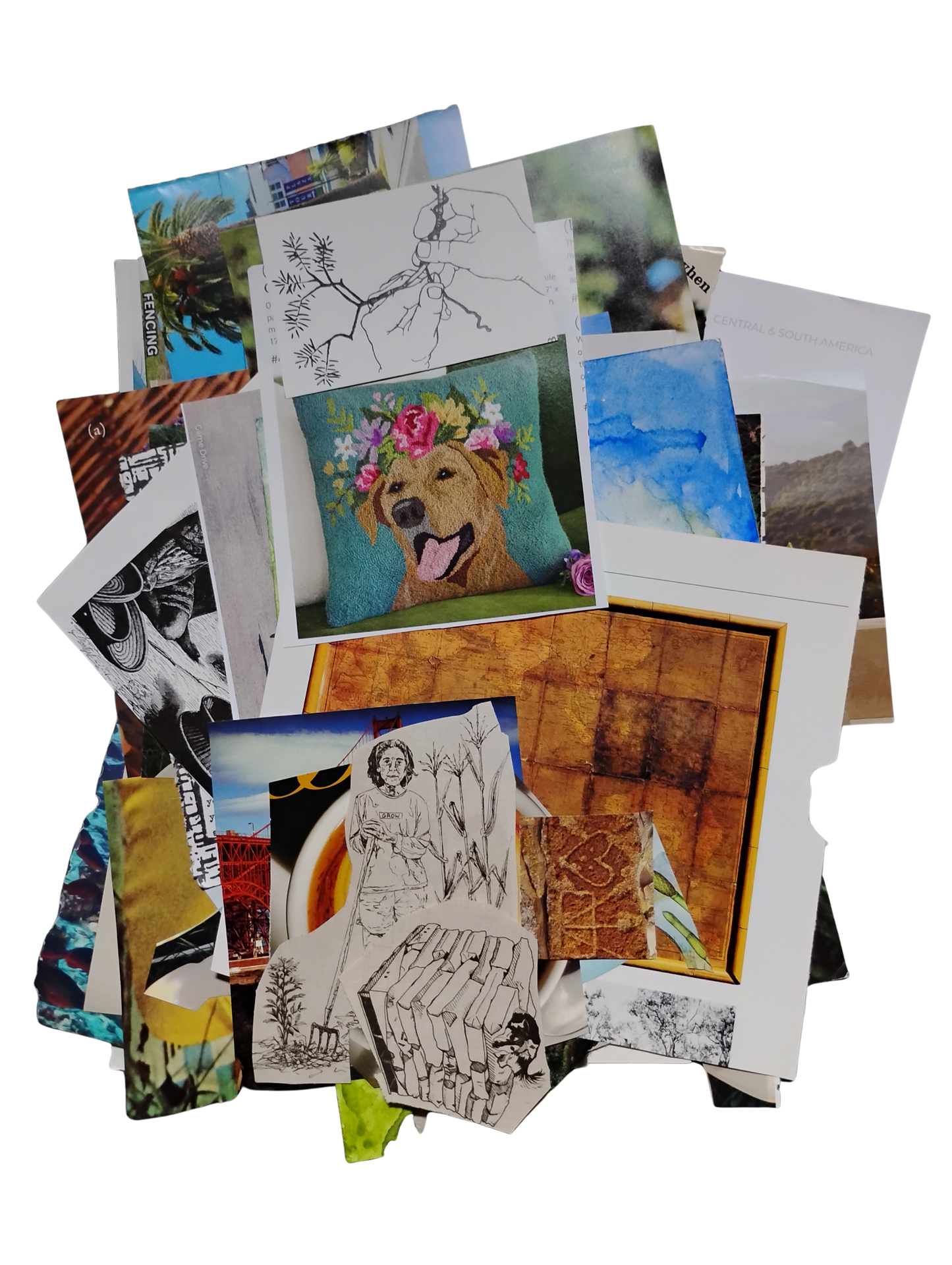 Analog Collage Art Kits – Modern to 1970s Images