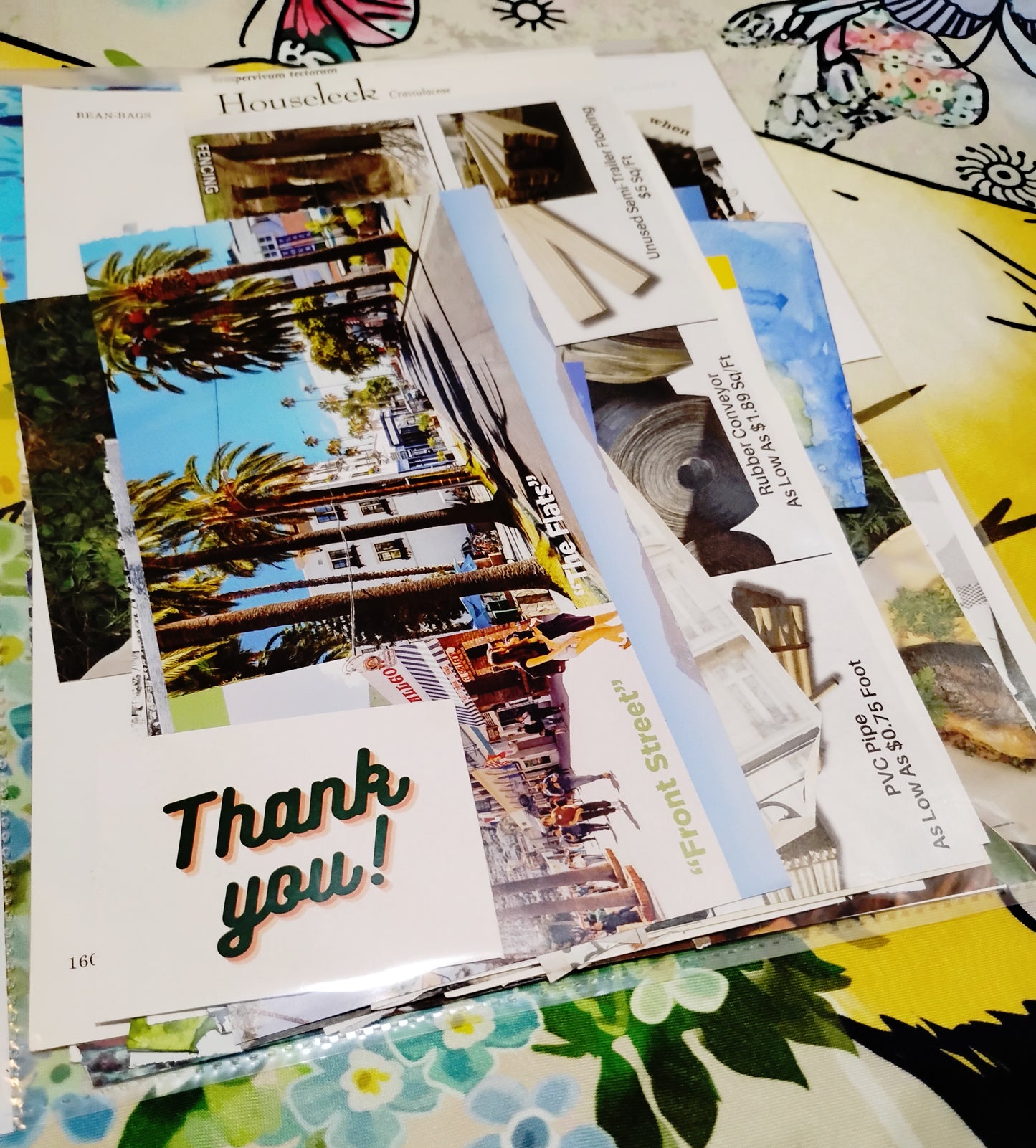 Curated Collage Art Kit – 50+ Modern to 1970s Images, All Hand Cut